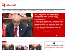 Tablet Screenshot of labourlist.org